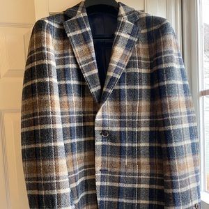 SuitSupply Havana Blue Check Jacket Blazer